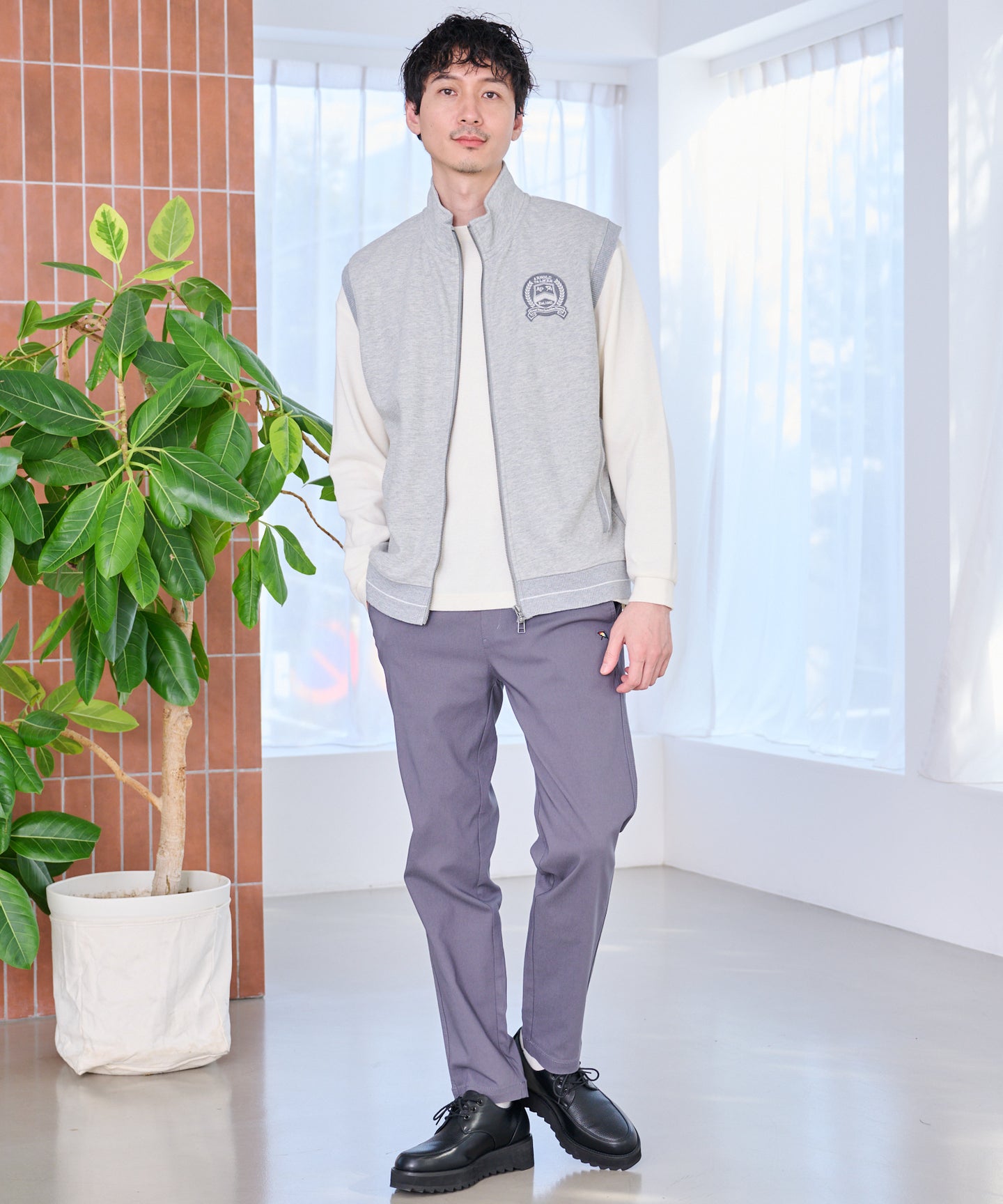 Arnold Palmer サカリバ スタンドフルジップベスト